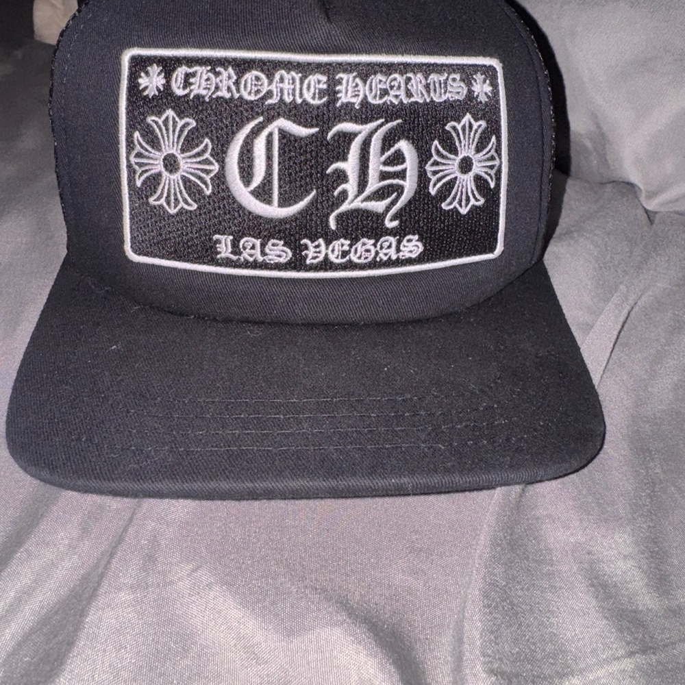 Chrome Hearts Black and White Cap